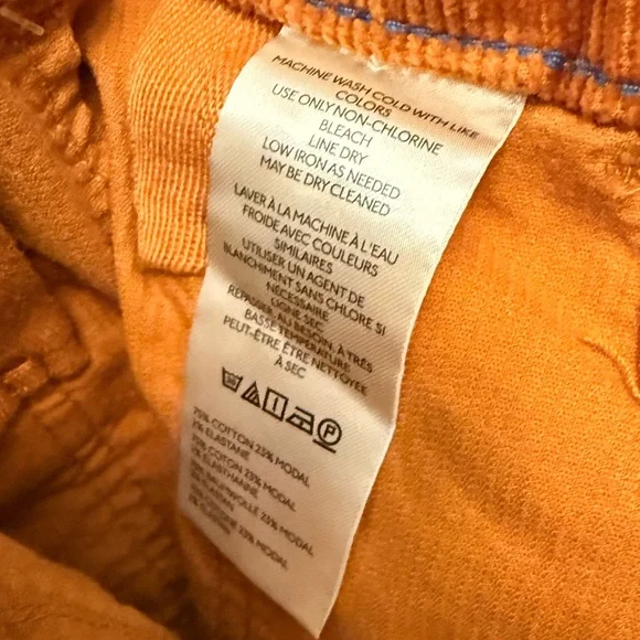 The Colette Corduroy Crop Wide-Leg Pants by Maeve in Caramel Size 31/Tall - Picture 12 of 13